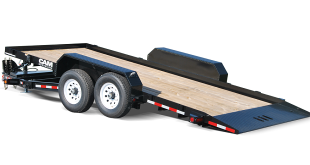 What is a tilt trailer, and why is it used?
