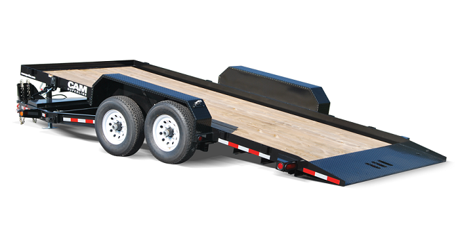 What is a tilt trailer, and why is it used?