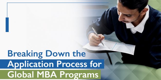 Breaking Down the Application Process for Global MBA Programs